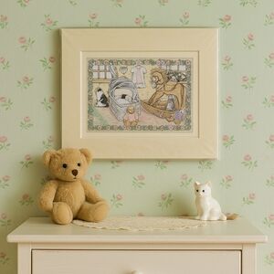 Alice Shaw “Alice Rose in Her Nursery” (1987) • Portal Publications Lithograph •